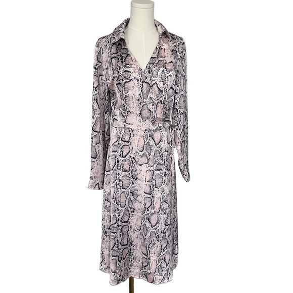 Missguided Snake Print Dress Size 8 - Picture 2 of 7